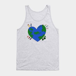 Love the world. Love each other. Tank Top